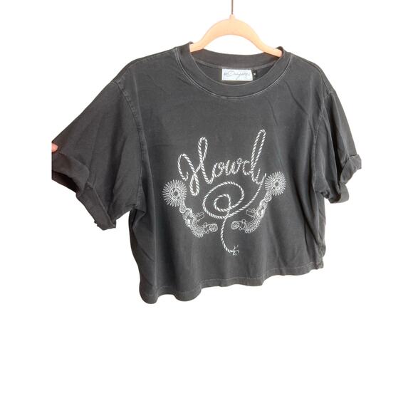 girl Dangerous Tops - Free People Girl Dangerous Womens M Howdy Graphic Boho T Shirt Casual Western